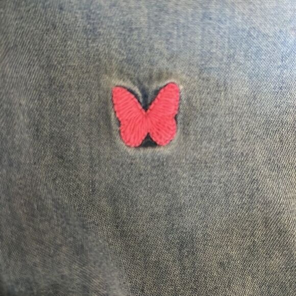 Oshkosh Bgosh long sleeve denim dress size 5T - Picture 4 of 5